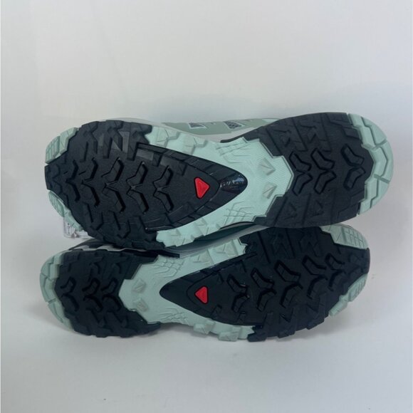Salomon XA PRO 3D V9 GORE-TEX Quiet Shade / Lily Pad / Blue Haze Women Size 7 - Picture 6 of 8